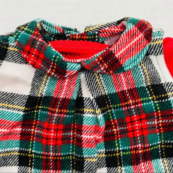 Carter’s | Peter Pan Collar Plaid Holiday Dress 6 NWT - Picture 3 of 7
